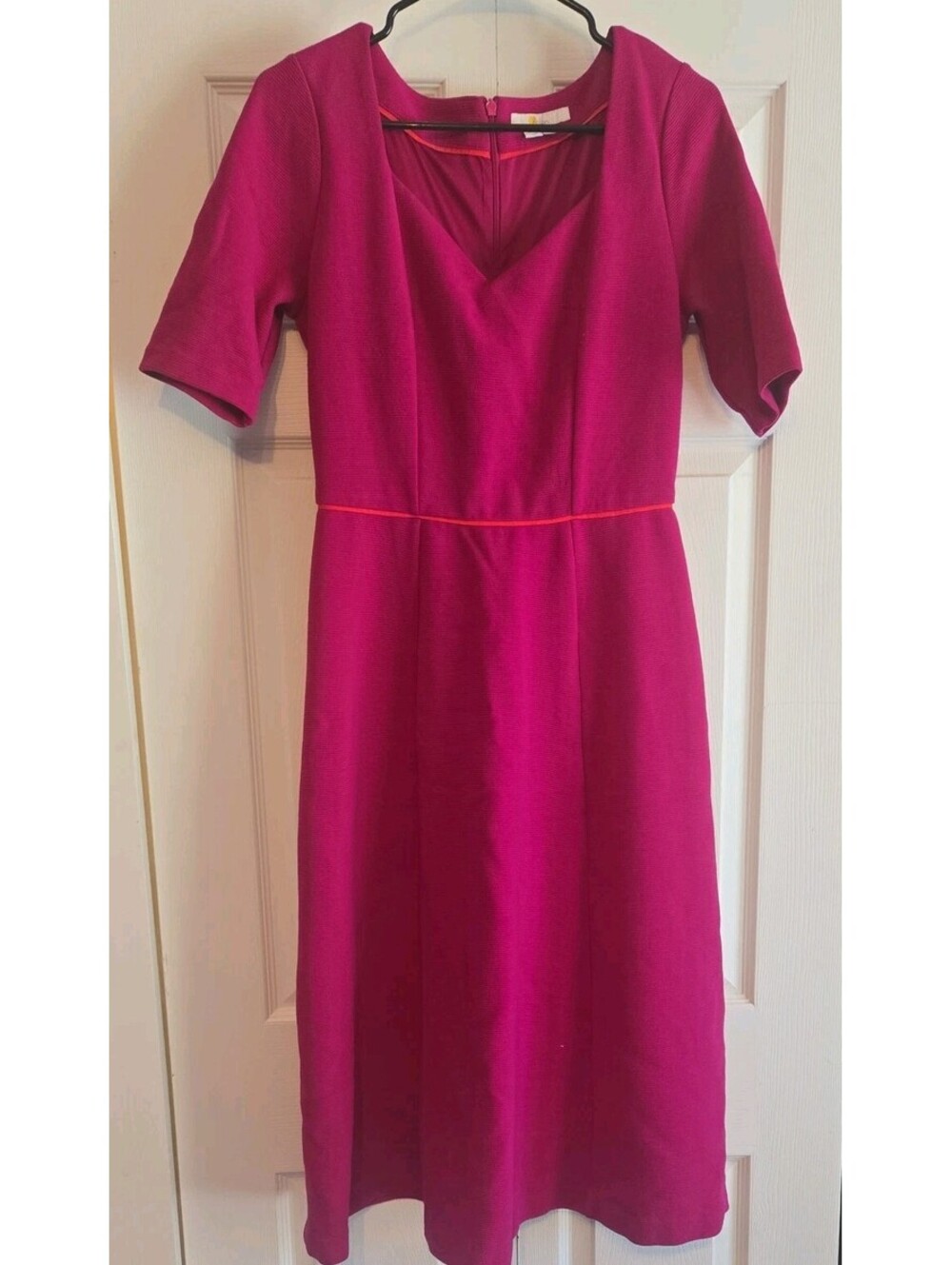 Boden hadley ottoman Midi Evening Dress Cocktail Party Sz 6(US) Sweetheart